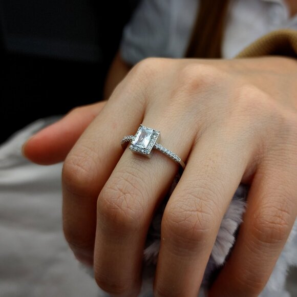 Rectangle of Love Ring - Picture 1 of 4
